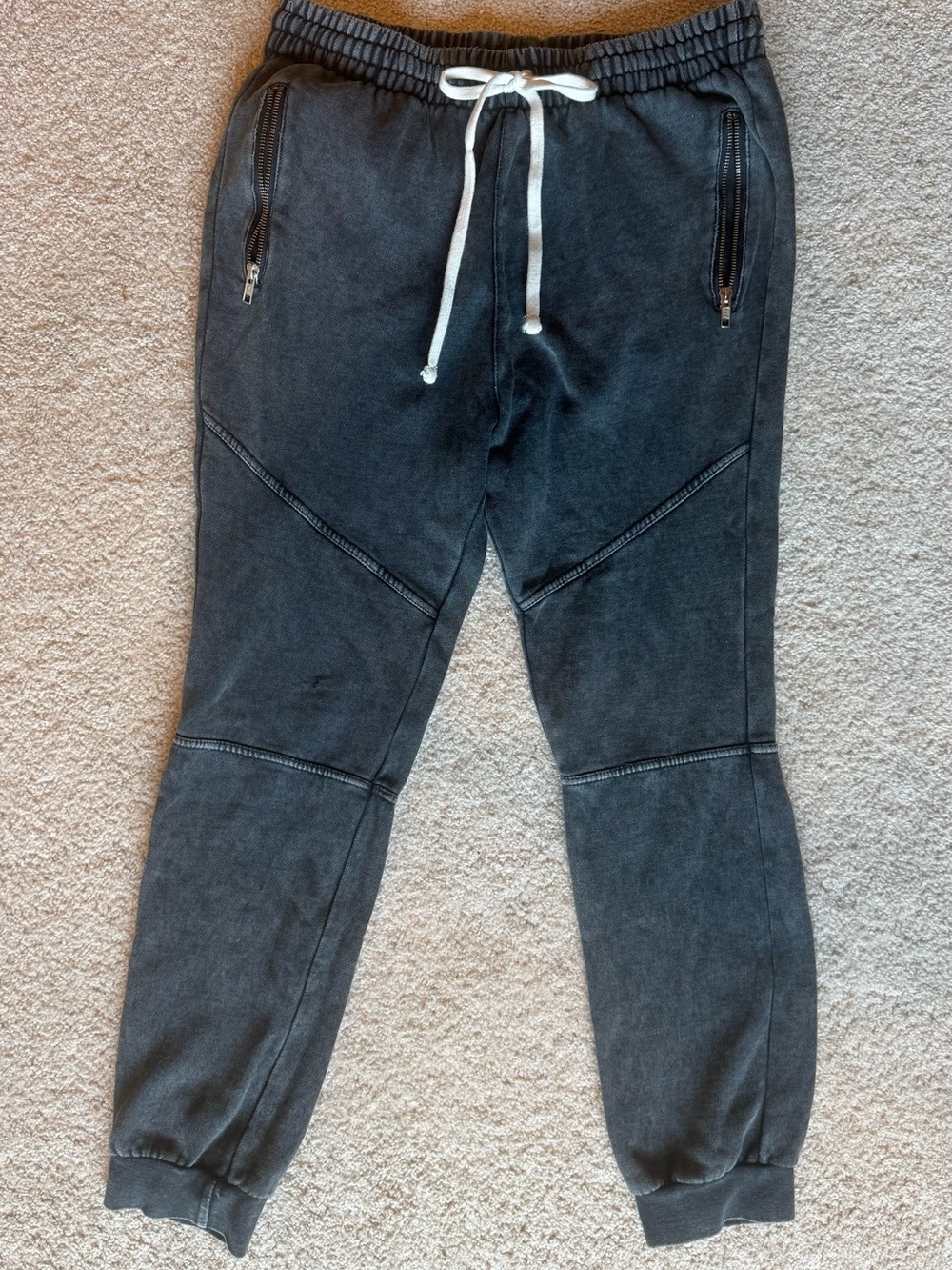 PacSun Black/Charcoal Jogger Sweatpants